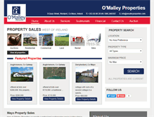 Tablet Screenshot of omalleyproperties.com